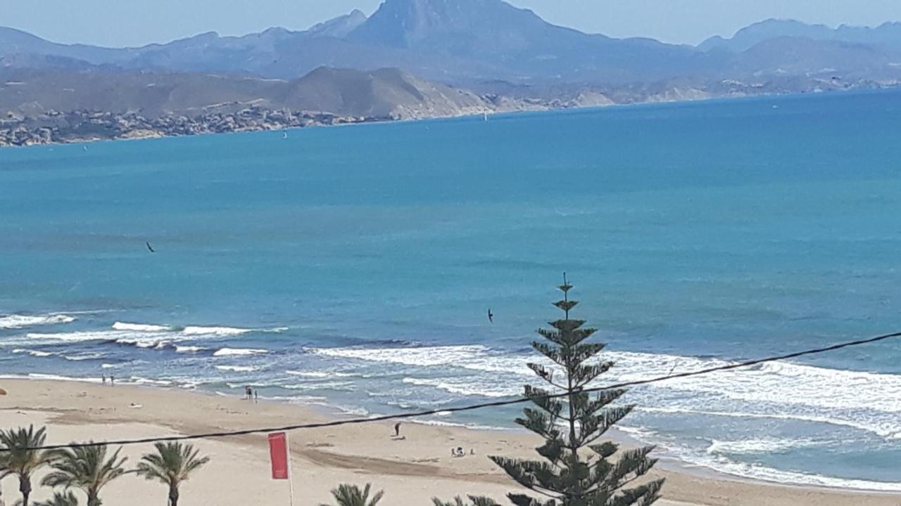Exclusif Appartement En 1Er Ligne, Vue Imprenable, Piscine, Parking Prive A Playa Mucha Vista, Alicante El Campello Bagian luar foto