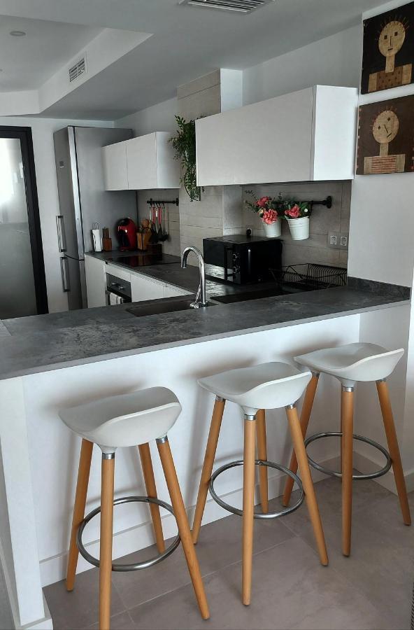 Exclusif Appartement En 1Er Ligne, Vue Imprenable, Piscine, Parking Prive A Playa Mucha Vista, Alicante El Campello Bagian luar foto