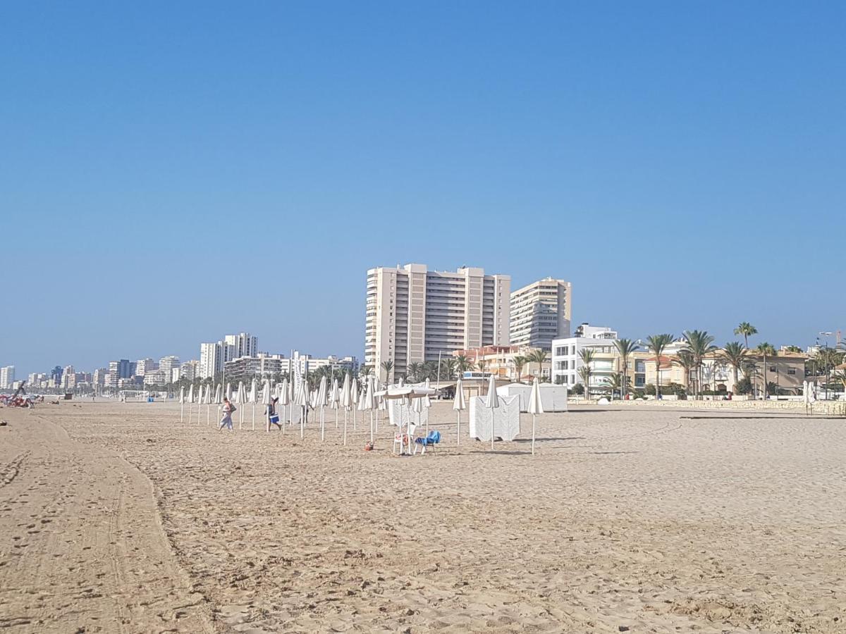 Exclusif Appartement En 1Er Ligne, Vue Imprenable, Piscine, Parking Prive A Playa Mucha Vista, Alicante El Campello Bagian luar foto